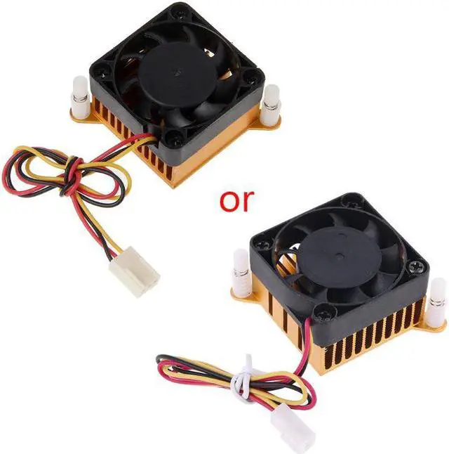 Main image of Northbridge Chipset Aluminium Cooler Heatsink 40mm Fan For 3D Printer Cooling