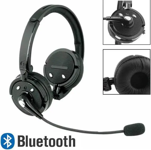 Alt view image 2 of 5 - Noise Cancelling headphone with Boom Microphone On Ear Phone Headset for Truck Driver Call Center PS3 Gaming Headset