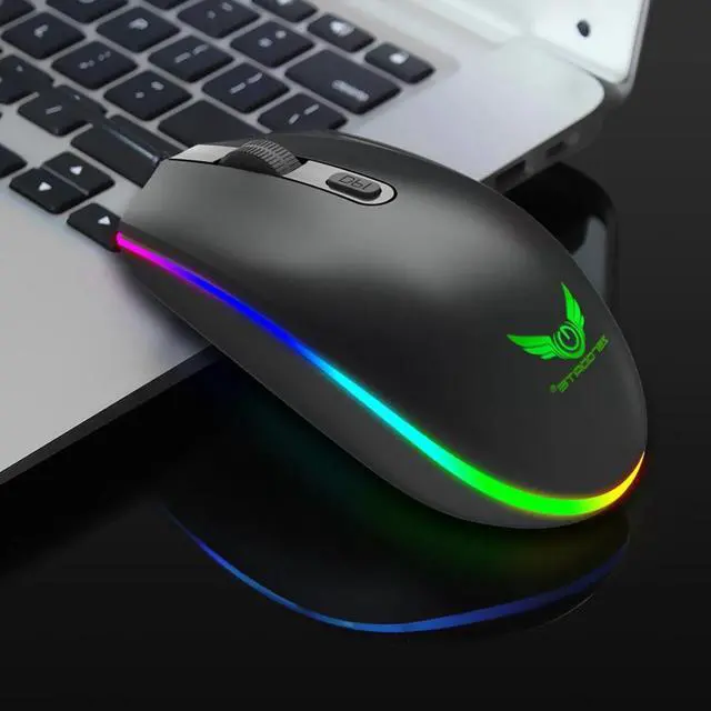 Alt view image 2 of 5 - Wired Gaming Mouse 4 Button RGB LED Optical USB Computer Mouse Gamer Mice S900 Game Mouse For PC Laptop