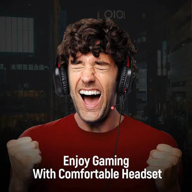 Alt view image 5 of 5 - wired gaming headset with microphone over the ear LED studio headphones Gamer wired type c earphone 3.5mm Plug