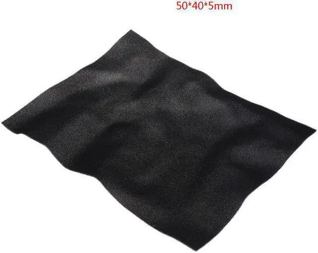 Alt view image 5 of 5 - 500x400x10MM DIY Computer Dust Filter Mesh PC Case Fan Cooler Dustproof Cover Sponge 60PPI Black