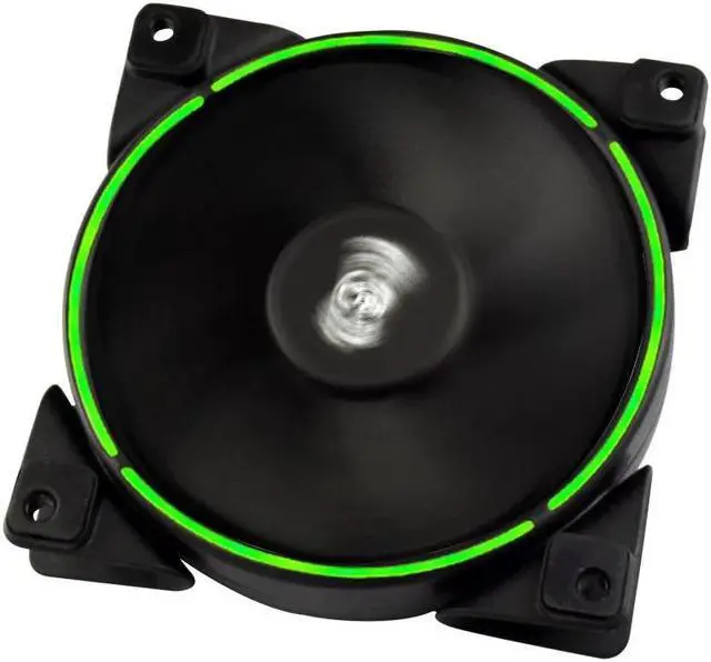 Alt view image 4 of 5 - RGB Single halo 12cm Computer Case Fan 4PIN RGB Quiet PWM Fans 120mm CPU Cooler Water Cooling  Replace Fan