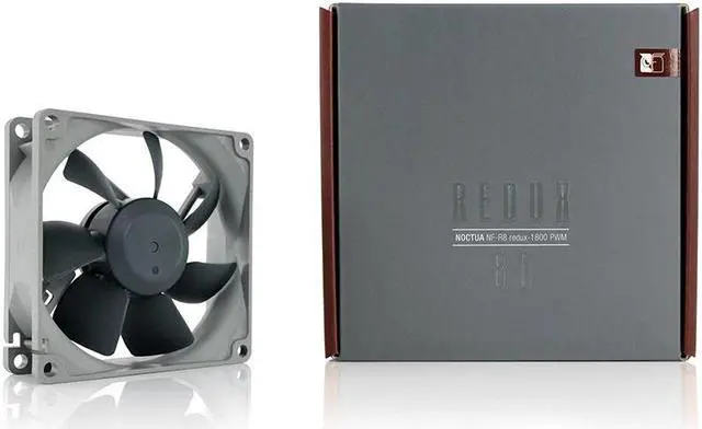 Alt view image 4 of 4 - NF-R8 redux 80x80x25mm Compute cooling fan 12V 3pin /4pin 80mm PWM quiet For Case Cooling CPU cooler Radiator Replace fan