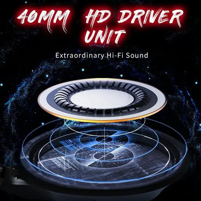 Alt view image 3 of 5 - E3 Pro Gaming Headphones with 7.1 Surround/ Stereo 2 in 1 Gaming headset with Detachable Mic for Xbox/PS4/PC/Phones