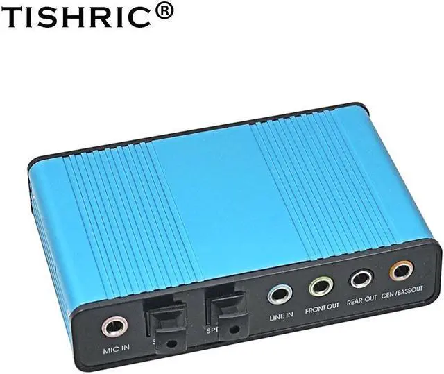 Alt view image 5 of 7 - Professional External USB 5.1 Sound Card to 3.5mm Jack Stereo Mic Line in Spdif Audio Adapter For Mac PC Computer Laptop