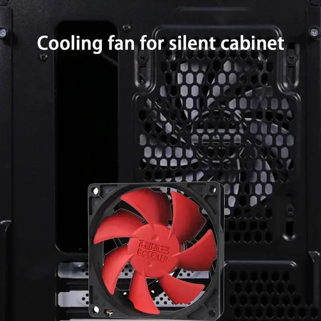 Alt view image 3 of 5 - Case Cooling Fans 4D Plug Computer Coolers High Quality Best Silent Quiet 140mm 14cm DC 12V Copper & Aluminum 2 Lines Piece