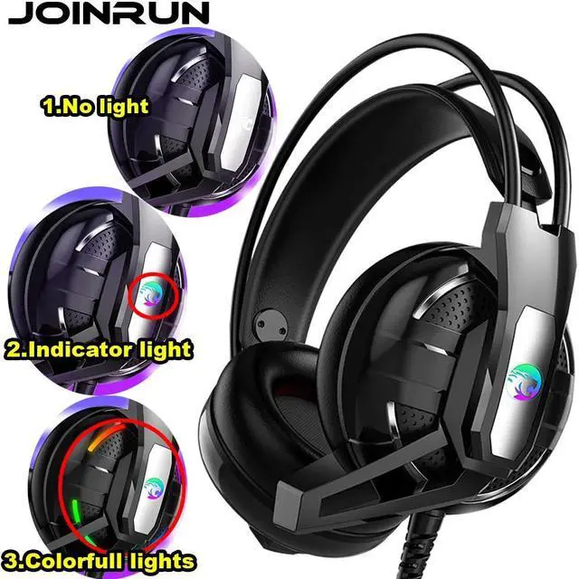 Main image of Gaming Headphone Stereo Earphones Headset Earphones with Microphone for PC Mobile Phone Game Internet cafe