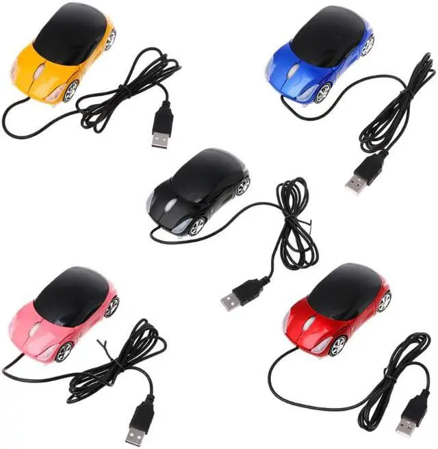 Alt view image 3 of 5 - Car Shape USB Gaming Mouse 2.4GH Durable Wired Mouse For PC Laptop Computer USB2.0 Optical Car-styling Mouse Mice