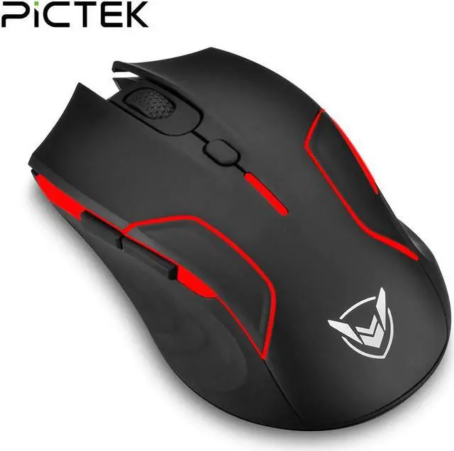 Main image of PC280 Gaming Mouse Customizable RGB Backlight Wireless Mice with 6 Programmable Button Up to 10000DPI for PC Gamer Laptop