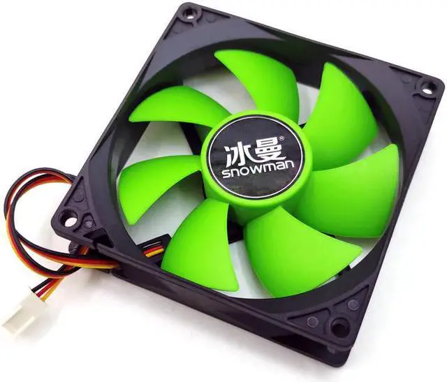 Alt view image 3 of 5 - 90mm Quiet Fan 3 Pin 92mm Computer Case Fan Silent 9CM CPU Cooling Fan PC Cooler Fans Case Fan 12V DC Chassis Radiator