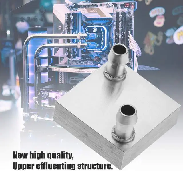 Alt view image 5 of 5 - 40*40*12mm Waterblock Liquid Cooler Heatsink Aluminium CPU Water Cooling for PC Laptop CPU Wholesale