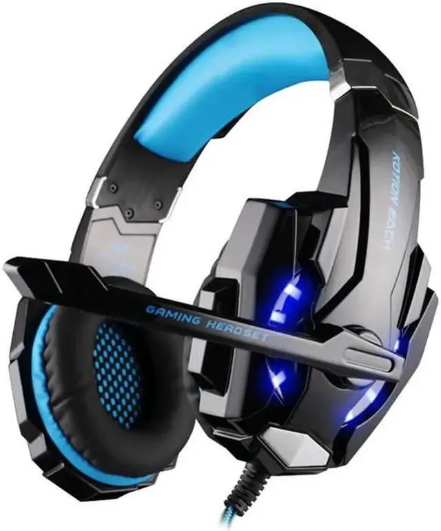 Alt view image 4 of 5 - G9000 3.5mm USB Gaming Headset Stereo Bass Luminous With Mic LED Light Gaming Headphone Gamer Headphone For computer