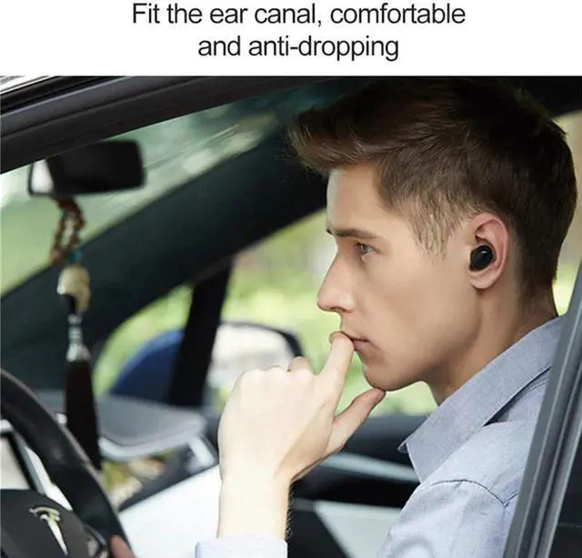 Alt view image 3 of 5 - TWS Bluetooth 5.0 Earphone Wireless Earbuds Stereo HIFI Sound Sport Earphones Handsfree Gaming Headsets with Mic For Phones