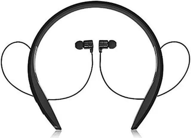 Alt view image 4 of 5 - A2DP Bluetooth Stereo Headphone Sport Headset Ring Collar Earphones Earbuds With Mic Handsfree For Smartphones PC PS3