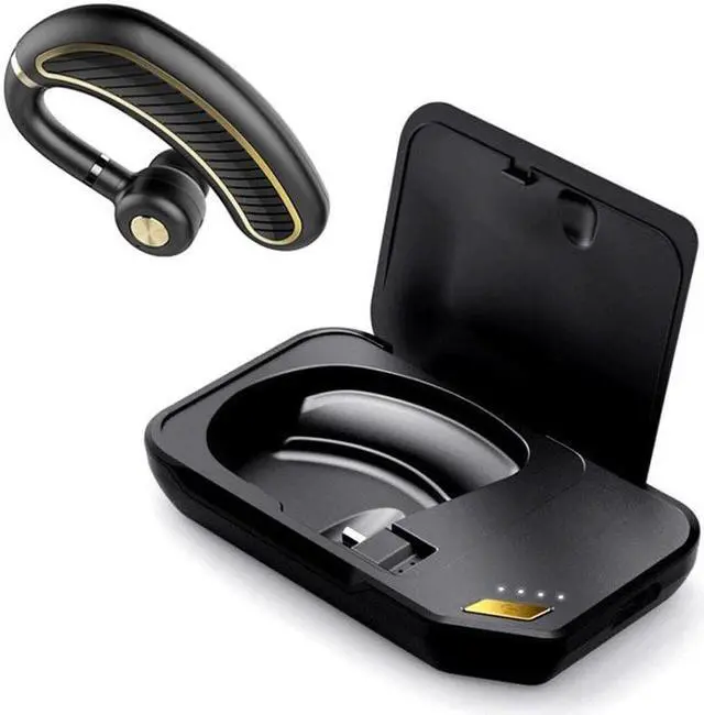 Main image of Hands-free Wireless Bluetooth Earphone Bluetooth Headset Headphones Earbud with Microphone Earphone Case for Phone PC