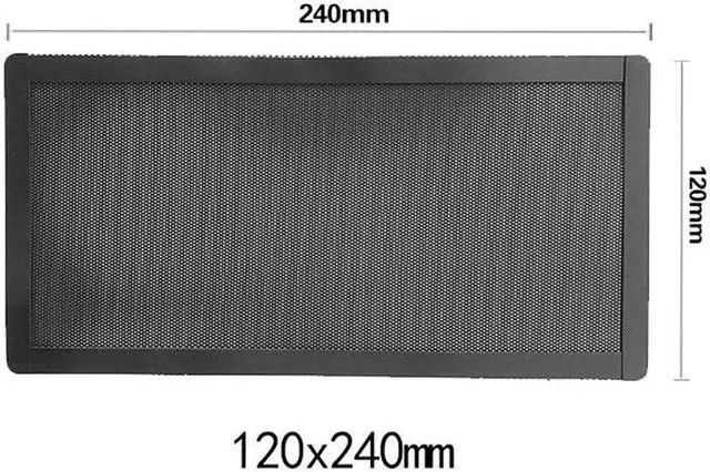 Alt view image 4 of 5 - 12x24CM Magnetic Dust Filter Dustproof PVC Mesh Net Cover Guard for Home Chassis PC Computer Case Cooling Fan Accessories