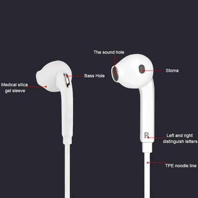 Alt view image 5 of 5 - Headphones Music Earbuds Stereo Gaming Earphone For Phone  For iPhone 5s iPhone 6 Computer #271028