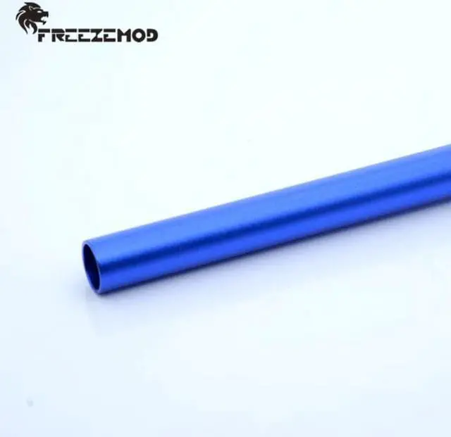 Alt view image 3 of 5 - computer pc water cooler metal tube 14mm aluminum alloy multi color sandblasted anode. SLYG-L14