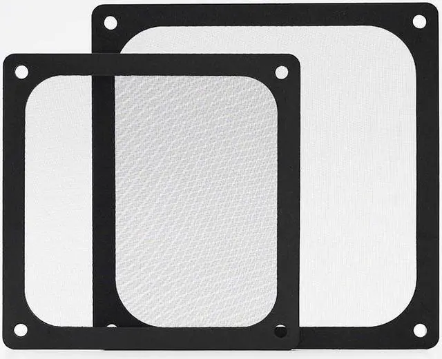 Alt view image 4 of 4 - 12CM Magnetic Frame Black Mesh Dust Filter PC Cooler Fan Filter with Magnet , 120x120mm Dustproof Computer Case Cover
