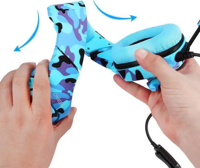 Alt view image 5 of 5 - K1 casque PS4 Gaming Headset PC Gamer Bass Earphones Headphones with Mic for Mac Nintendo Switch New Xbox One PUBG Games