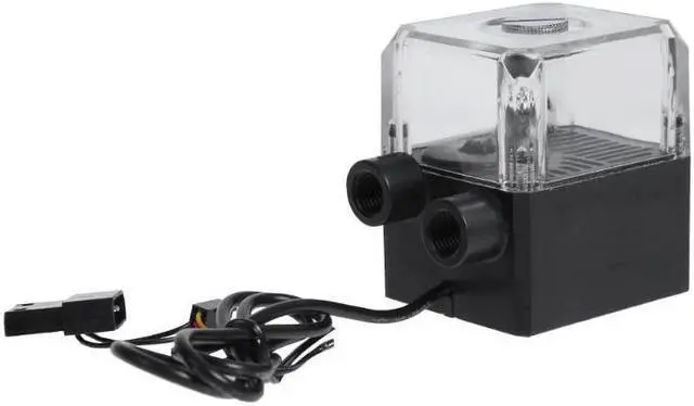 Alt view image 2 of 5 - 130ml Water Tank SC-450 300L/h G1/4 Thread 12V DC 1.2A Silent Computer Water Cooling Circulating Pump for PC Water Cooling