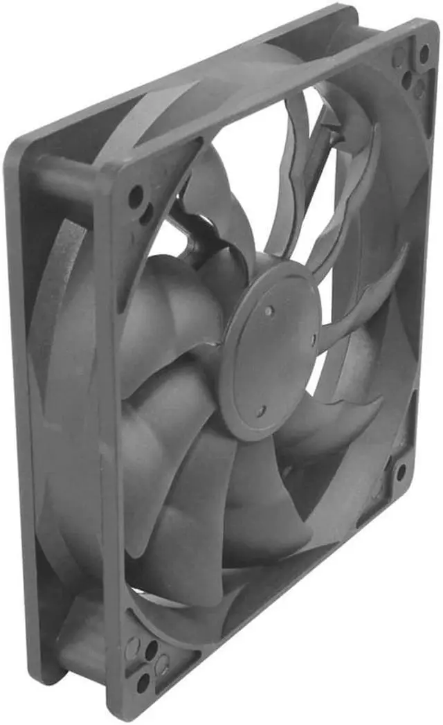 Alt view image 3 of 5 - 12cm Silent Chassis Fan DC 12V Quiet Cooler Radiator for Computer PC Case chassis USB power supply DIY cooling fan