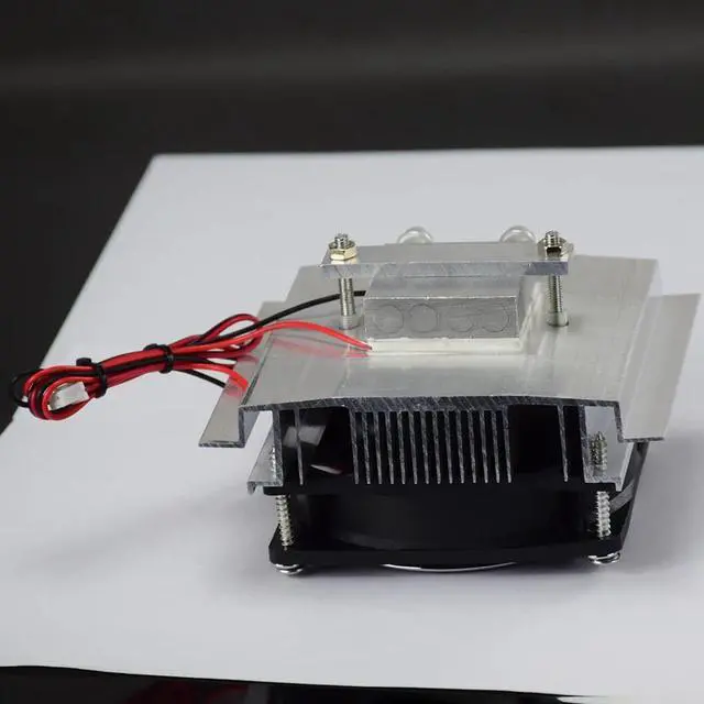 Alt view image 4 of 5 - 50W Diy Thermoelectric Cooler Cooling System Semiconductor Refrigeration System Kit Heatsink Peltier Cooler For 15L Water