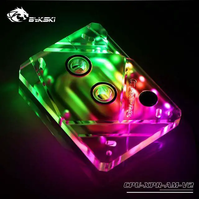 Main image of CPU-XPR-AM-V2 cpu water block for amd ryzen am4 am3 am3 +, liquid cooling water chiller  water cooling pc