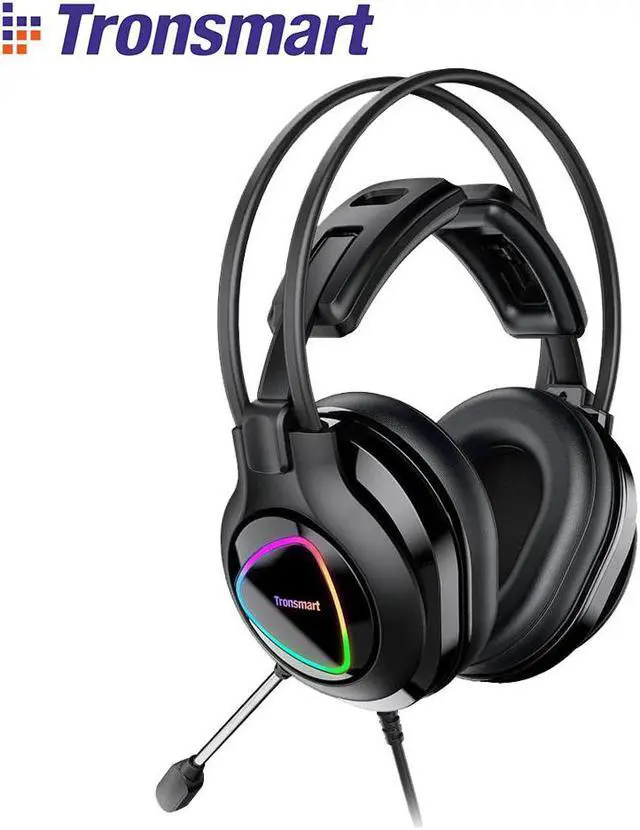 Main image of [NEW]  Glary Alpha Gaming Headset with Colorful LED Lighting Noise cancelling 3.5mm + USB Port for Nintendo Switch/PS4