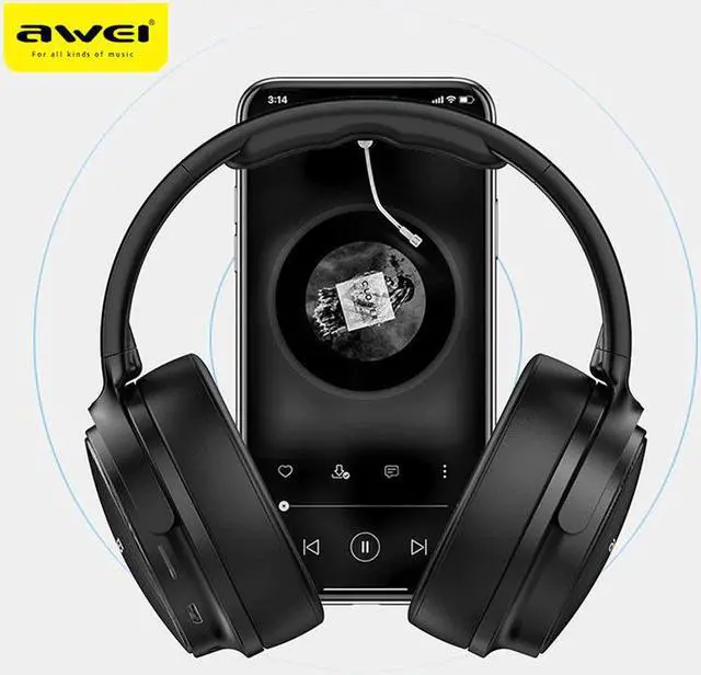 Main image of A780BL 5.0 Wireless Headphone Bluetooth With Mic Stereo Deep Bass Gaming Headset Support TF Card For iPhone Game Headsets