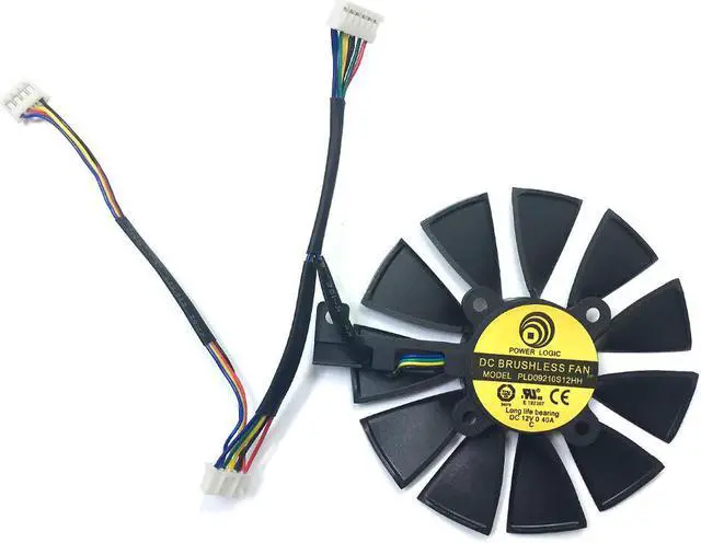 Alt view image 3 of 5 - 87MM PLD09210S12M PLD09210S12HH PC Cooling Fan Replace For ASUS STRIX GTX 1060 GTX1070 1070Ti 1080Ti Gaming video card fan