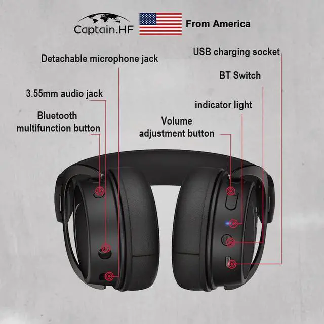 Alt view image 5 of 5 - US  Bluetooth Hyper X Cloud MIX Game And Go Headphones, 20h Play time, Professional Gaming Headset Hi-Res Audio