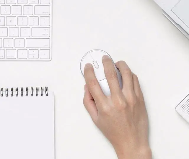 Alt view image 5 of 5 - Wireless Mouse Portable Bluetooth 4.0 Aluminium Alloy ABS Material Gaming Mouse RF 2.4GHz Dual Mode Control Connect