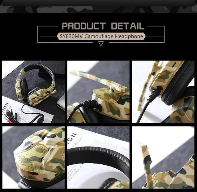 Alt view image 5 of 5 - Wired Headset Gamer PC USB+3.5mm Gaming Headset Gamer Headphones Adjustable Bass Stereo Noise Cancelling Earphones