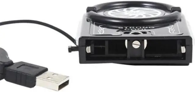 Alt view image 5 of 5 - External Mini Vacuum Strong Cool Air Extract USB Notebook Laptop Cooling Cooler Fan Pad for Notebook Laptop Computer