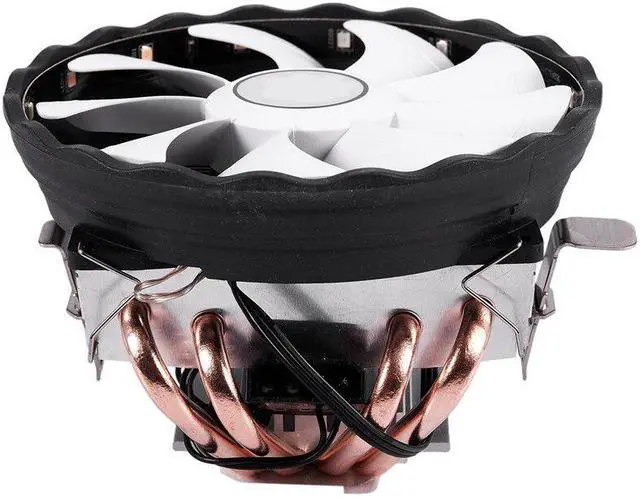 Alt view image 5 of 5 - 4 Heatpipes CPU Cooler 3Pin PWM LED 90mm Cooling Fan Radiator Heatsink for In tel LGA 1150/1151/1155/1156 for AMD