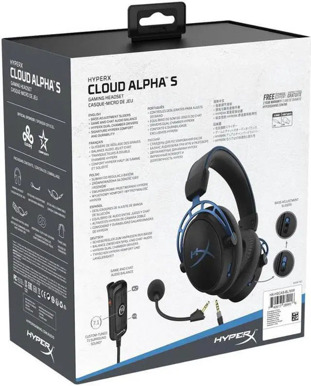 Alt view image 5 of 5 - Cloud Alpha S Gaming Headset Alpha Series headphone The first choice for high sound quality and extreme comfort