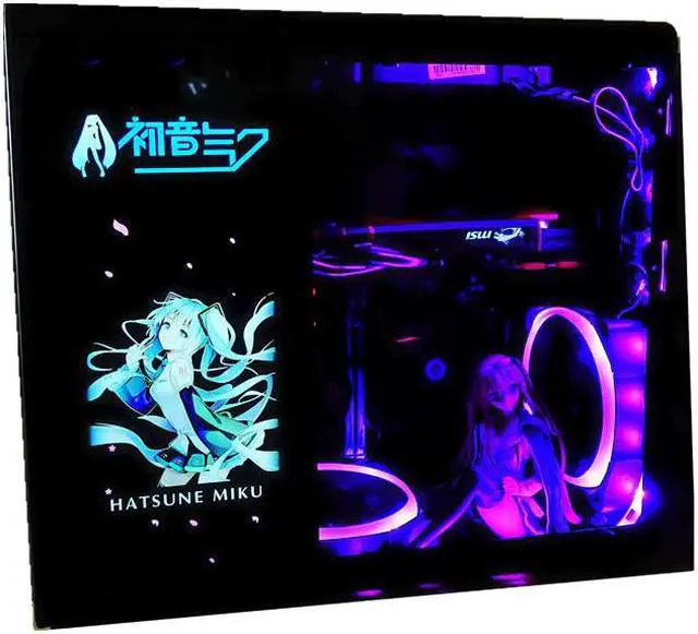 Alt view image 3 of 5 - PC Case Backplate For Case/Graphics Card Side Panel RGB Symphony Light Colorful/RGB/Adressable D-RGB AURA Streamer
