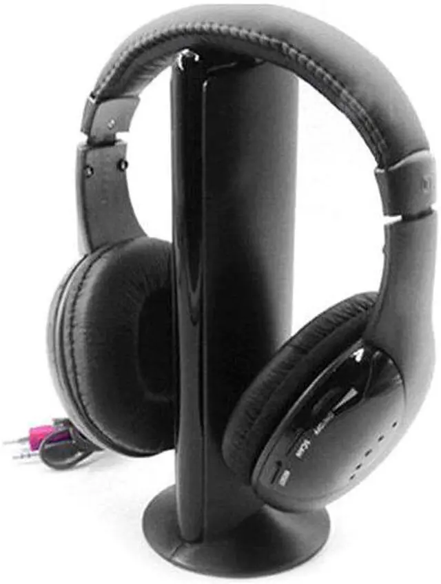 Alt view image 2 of 5 - Headphones Bluetooth Noise Cancelling Headset for Computer Gaming MP3 Player TV Headset Microphone FM Radio d40