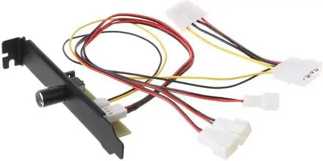 Alt view image 5 of 5 - 3 3 Channel Computer PC Cooling Fan Controller Cooler Speed Regulator For PCI Temperature Control Regulation CPU Housing VGA HDD