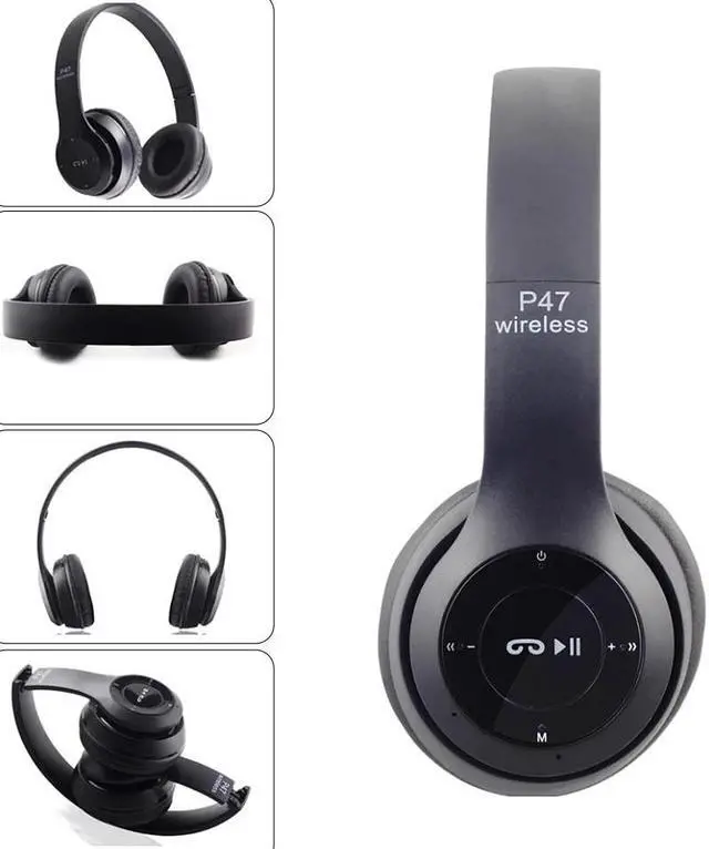 Main image of Blutooth Wireless Headphone Audio Stereo Cordless Headset Auriculares Bluetooth Earphone For Computer Head Phone PC With Mic