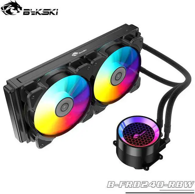 Alt view image 3 of 4 - Water Cool Cpu Integrated Cpu Block With Radiator Aio Cooler For AMD / Intel Refrigeracion Liquida Pc Kit 120mm Fan