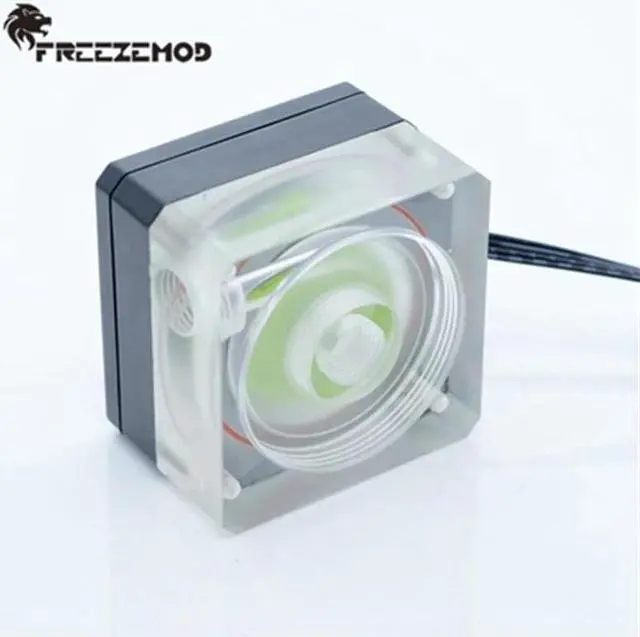 Alt view image 3 of 5 - PUB-SZM6 Water Cooler Water Pump Ultra-Thin PWM Speed Control 4cm Thick Flow 500L Support OD50 Tank. PU-SZM6