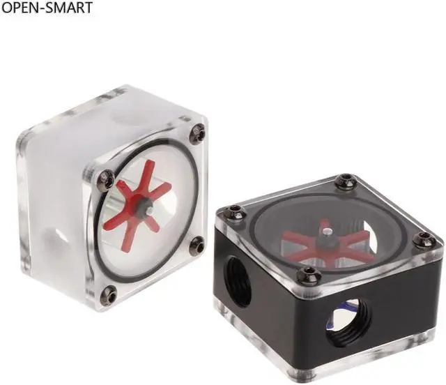 Main image of 3 Way Water Cooling Flow Meter Indicator For PC Water Cooling System G1/4 Thread