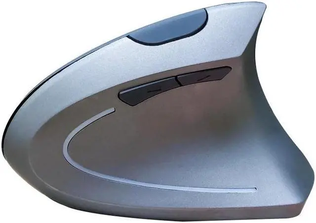 Alt view image 3 of 5 - USB wireless mouse 2.4Ghz vertical mouse wireless Ergonomic gamer mouse optical left hand gaming mouse for laptop desktop PC