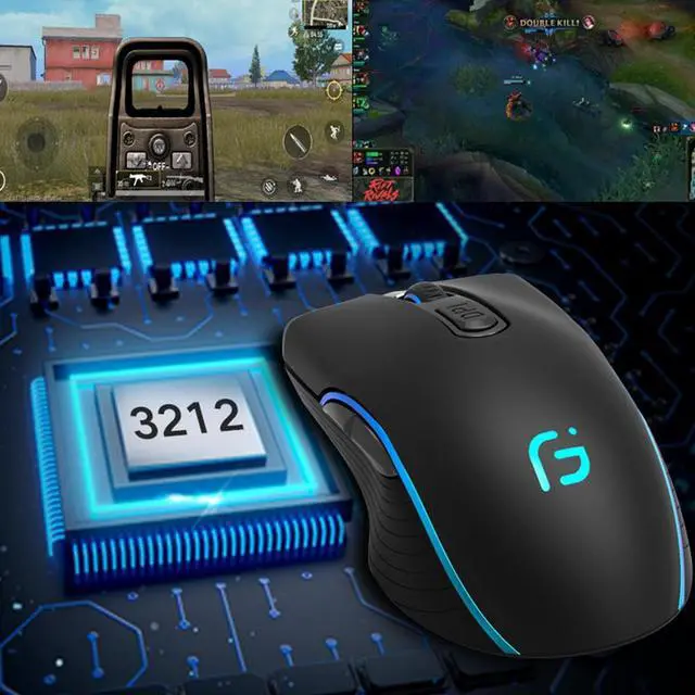 Alt view image 4 of 5 - 2.4G Wireless Gaming Mouse Ergonomic Durable Charging Cursor Mause Gamer for Laptop Desktop PC Computer Accessories