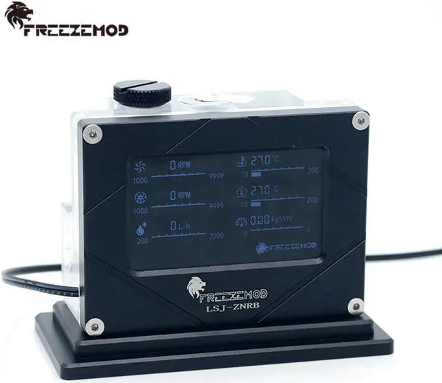 Main image of Water Cooler System Monitor LCD Flowmeter Temperature Electrical Detector Air Pressure PWM Speed For MOD Monitoring