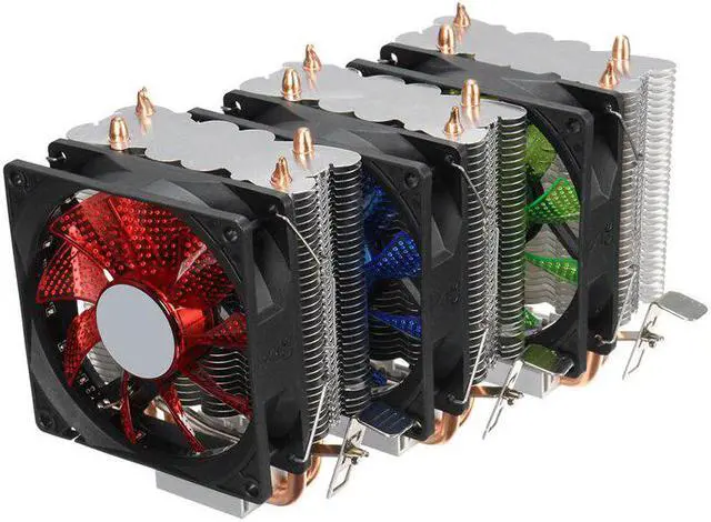 Main image of LED CPU Fan Heatsink Radiator 9cm For Intel LGA775/1155/1156/1150 AMD High Quality Computer Cooler Cooling Fan For CPU