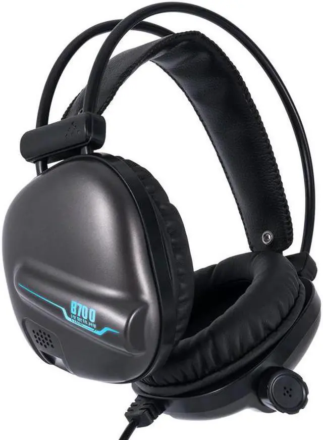 Alt view image 2 of 5 - Gamer 7.1 Channel with Microphone Gaming Headphones Surround Sound Earphone Professional RGB Light for PC Computer PUBG