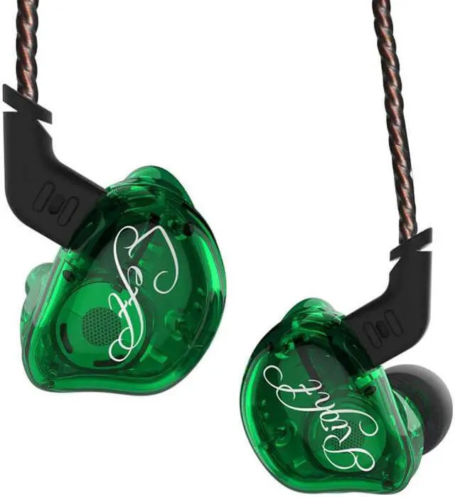 Alt view image 3 of 5 - ZSR Six Drivers In Ear Earphones Armature & Dynamic Hybrid Gaming Headset Hifi Bass Noise Cancelling Headphones for phone